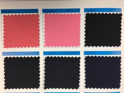 GZ-YGTI  卡丹皇 高密細紋 100％專紡彈性滌綸復合纖維 2/3斜紋  158*67*59  340g-380g/m 細節-21